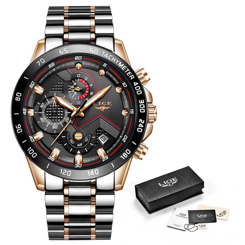 Lige Men's Business Quartz