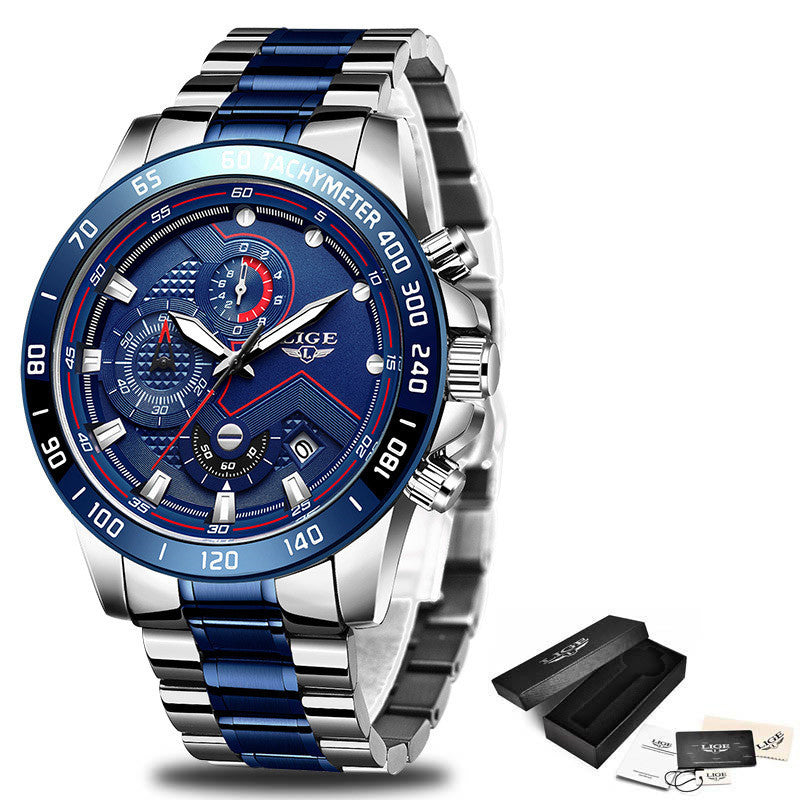 Lige Men's Business Quartz