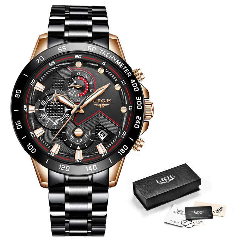 Lige Men's Business Quartz