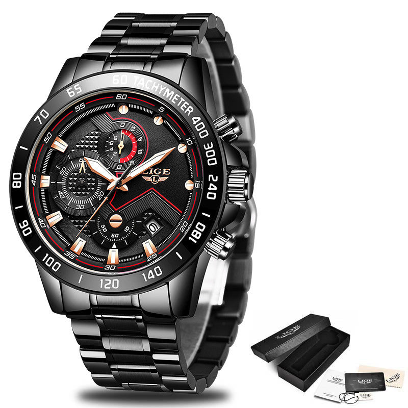 Lige Men's Business Quartz