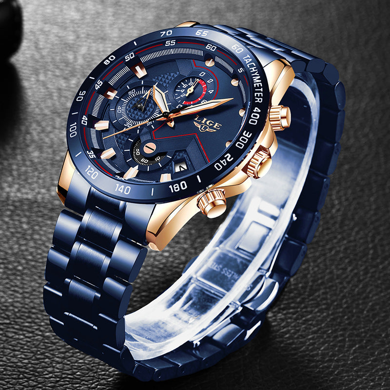 Lige Men's Business Quartz