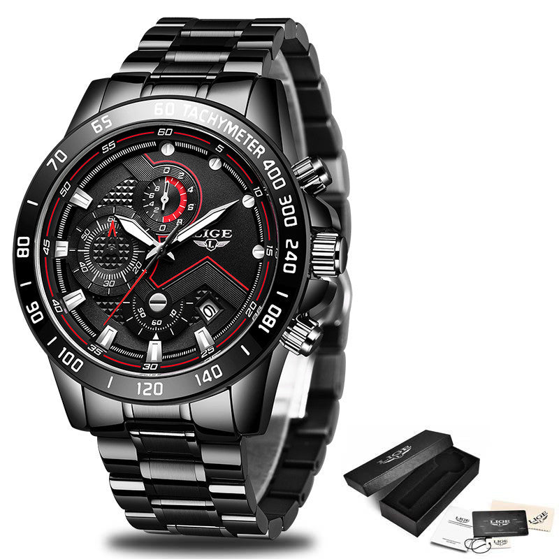 Lige Men's Business Quartz